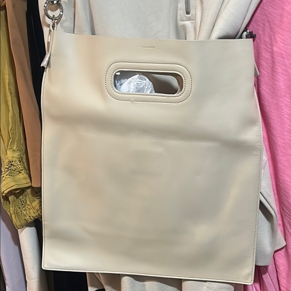 All Saints Captain Flat Leather Hobo Bag - Picture 6 of 9